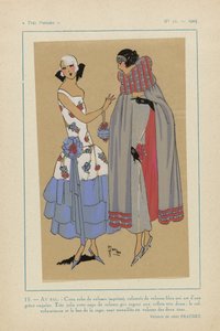 Çok Parisli, 1923, Sayı 11: 15. - AU BAL. - Bu kadife elbise... by Anonymous
