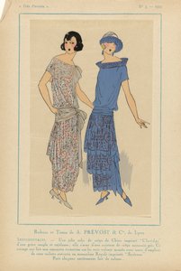 Çok Parisli, 1923, No. 3: Kurdeleler ve Kumaşlar, A. PRÉVOST...SENTIMENTALES... by Anonymous