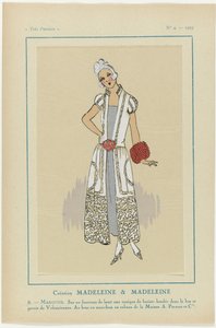 Çok Parisli, 1923, No. 4: 8. - MARQUISE. Bir kın üzerinde... by Anonymous