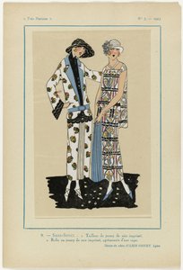 Çok Parisli, 1923, No 5: 9.- SANS-SOUCI. 1. Jersey takım elbise... by Anonymous