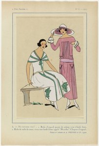Çok Parisli, 1923, No 6: 5.- RUH YOK! - 1. Organze elbise... by Anonymous