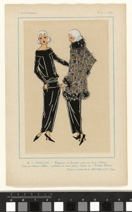 Çok Parisli, 1923, No 9: 8. - BASİTLİK. - Zarif ve sağduyulu... by Anonymous