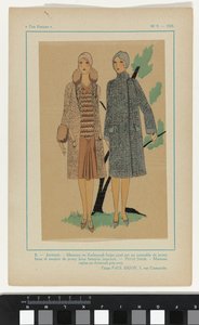 Çok Parisli, 1928, No. 9: 8.- GENÇ. Kadsoura ceket... by Anonymous