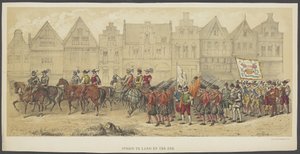 Utrecht Maskeli Balosu, plaka b: Karada ve denizde savaş, 1856 Karada ve denizde savaş (nesne üzerindeki başlık) Hollanda Özgürlüğünün Kurucuları, (William I zamanında) Utrecht öğrenci birliklerinin HH üyeleri tarafından kutlama amacıyla sunuldu. 220 by Anonymous