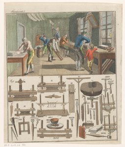 Bir ciltçinin işyeri by Anonymous