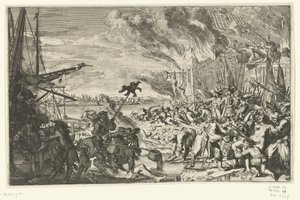 Su Kenarındaki Bir Köyde Vahşet, 1672 by Anonymous