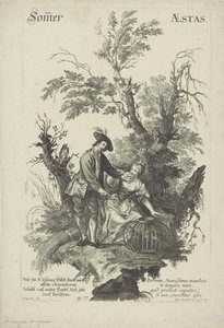 Yaz Somer / Aestas (nesne üzerindeki başlık) by Anonymous