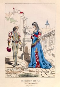 15. yüzyıla ait bir chatelaine et oğlu sayfası - Chatelaine ve 15. Yüzyıl sayfası - koleksiyon ayrıcalıkları by Anonymous Anonymous