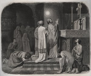 Çalışırken, SAINT MARTIN eveque de Tours