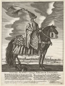 III. Ahmet - Sultan III. Ahmed (1673-1736) - Anonim - 1710 - Bakır işleme - 37,5x28 - Özel Koleksiyon by Anonymous Anonymous