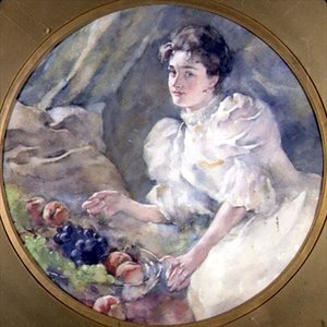 Meyve Düzenleme, c.1885 (tondo) by Anonymous Anonymous