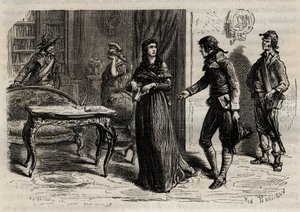 Madame Roland'ın 1 Haziran 1793'te Paris'te Tutuklanması - Madame Roland'ın Tutuklanması (Manon Roland, nee Jeanne Marie Philippon) by Anonymous Anonymous