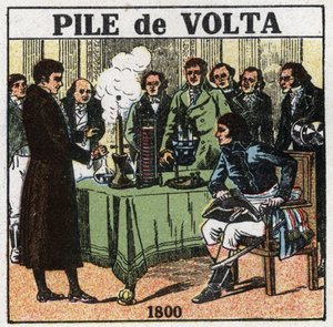 Piller ve akümülatörler: Alessandro (Alexandre) Volta (1745-1827), 1801