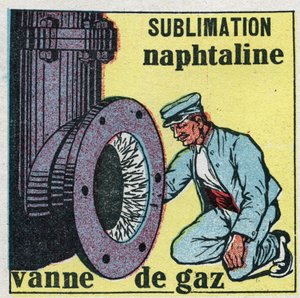 Durumlardaki değişiklikler: süblimleşme. Naftalin deposu gaz vanasını tıkar. 1925