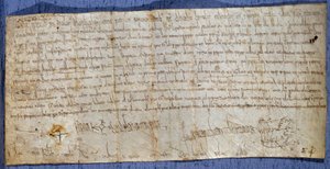 Kral Şarlman Tüzüğü (Charles I, Charles the Great veya Carolus Magnus) (742-814) Saint Denis Manastırı