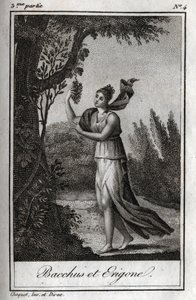 Erigo ve Bacchus, Charles Albert Demoustier (1760-1801) tarafından "Emilie