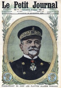 Birinci Dünya Savaşı 1914-1918 (14-18 Savaşı). Doğu Müttefik Filoları Başkomutanı Amiral Dartige du Fournet