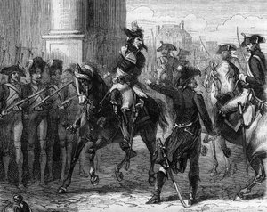 François Hanriot (1761-1794), kongrenin kapısındaki Fransız devrimci (9 termidor 1794) - Alphonse de Lamartine (1790-1869) 1865-1866