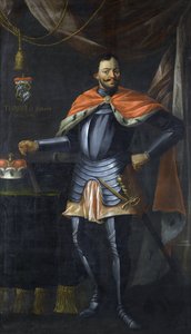 Frederic V du Palatinat (Frederic V de Wittelsbach Simmern, prens electeur et comte palatin du Rhin, roi de Boheme) - Frederick V (1596-1632), Seçmen Palatine - Anonim - c. 1620-1630 - Tuval üzerine yağlı boya - 239x140 - Özel Koleksiyon by Anonymous Anonymous