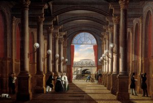 Eski istasyon Saint Lazare (Saint-Lazare) Anonim tablosunun iç görünümü. 1845 Güneş. 1,35x1,85 m Paris, Musee Carnavalet by Anonymous Anonymous