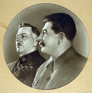 Yosef Stalin ve Kliment Voroshilov (Vorochilov) by Anonymous Anonymous