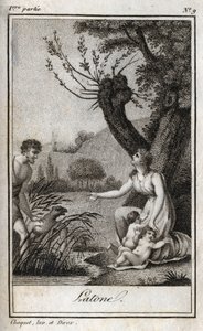 Leto, Letone, Latona, Charles Albert Demoustier (1760-1801) tarafından "Emilie