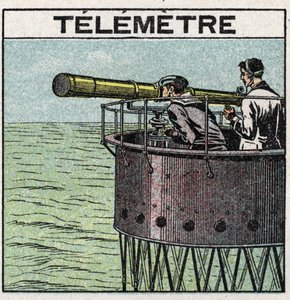 Işık yansıması: navigasyon için kullanılan telemetre. 1925