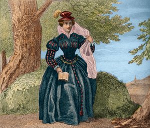 İskoç Kraliçesi Mary Kraliçe Marie Stuart (1542-1587) veya İskoçya