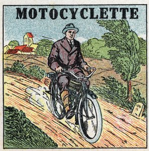 Mekanik çekiş: motosiklet. 1925