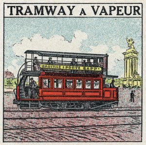 Mekanik çekiş: buharlı tramvay, 19. yüzyılın sonunda Paris