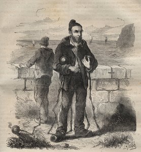Ordu, 19. yüzyılda Toulon hapishanesine mahkum edildi. Pierre Zaccone (1817-1895) (Colonia Penale - Ceza kolonisi). Özel koleksiyon. by Anonymous Anonymous
