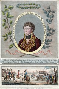 Napolyon Bonapart Fransa'nın İlk Konsolosu - Anonim - 1802 - Gravür, suluboya - 28,1x17,9 - Özel Koleksiyon by Anonymous Anonymous