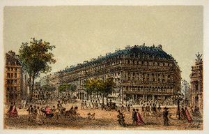 Paris 1874: Boulevard des Capucines, Özel Koleksiyon by Anonymous Anonymous