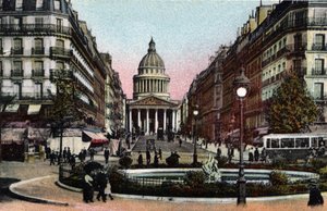 Paris: rue Soufflot ve Pantheon