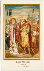 Dindar görüntü: Bambergli Aziz Othon I Eveque (gravür) by Anonymous Anonymous