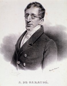 Alexis de Garaude (1779-1852) Fransız bestecinin portresi. 19. yüzyıl. by Anonymous Anonymous