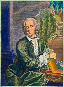 Carl Von Linne (1707-1778) İsveçli doğa bilimci portresi - Privee Collection by Anonymous Anonymous