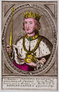 Edward II (1284-1327) portresi İngiltere Kralı, Privee Koleksiyonu by Anonymous Anonymous