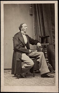 Hans Christian Andersen (1805-1875), Anonim Portresi. Fotoğraf, yaklaşık 1865. Özel Koleksiyon by Anonymous Anonymous