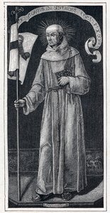 Saint John of Capistran (Giovanni da Capestrano) (1386-1456), İtalyan Fransisken portresi. Bartolomeo Vivarini