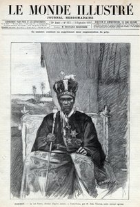 Tofa I (Toffa) (1850-1908 dolaylarında), Dahomey (Benin) kralının Porto Novo