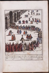 Proses du doge et de son entourage sur la place Saint Marc, Venise - Venedik