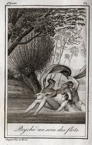 Dalgaların içindeki ruh. Charles Albert Demoustier (1760-1801) tarafından "Lettres a Emilie sur la mitolojisinde" 1819