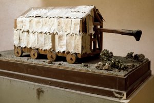 Kartaca kökenli ve daha sonra Roma lejyonerleri tarafından benimsenen bir savaş makinesi olan bir belier