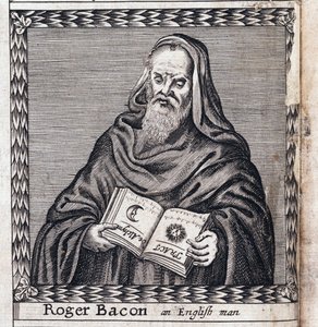 Roger Bacon (1214-1294), lakaplı Doktor Mirabilis (Doktor takdire şayan) - Anonim eser, gravür by Anonymous Anonymous