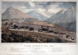 Saint Helena, 9 Mayıs 1821 - Anonim - 1839 - Renkli litografi - 59,9x84 - Özel Koleksiyon by Anonymous Anonymous