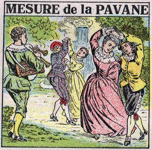 Ses sanatı: pavane (dans) ölçmek. 1925