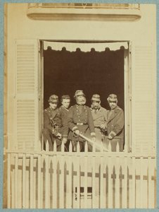 Komün sırasında Place Vendome#39;un genelkurmay başkanı, 1871 dolayları (s/b fotoğraf) by Anonymous Anonymous