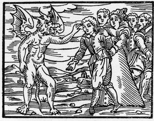 Şeytanın pençesinin damgası - “” Compendium Maleficarum””, cadılar, onların kötülükleri ve onların sortileri ile ilgileniyor Francesco Maria Guazzo veya Guaccio veya Guaccius (15?? -16??) 1608 Özel Koleksiyon by Anonymous Anonymous