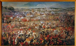 Osmanlıların Anonim tablosu tarafından 1683 yılında Viyana kuşatması. 17. yüzyıl Viyana. Sanat Tarihi Müzesi by Anonymous Anonymous